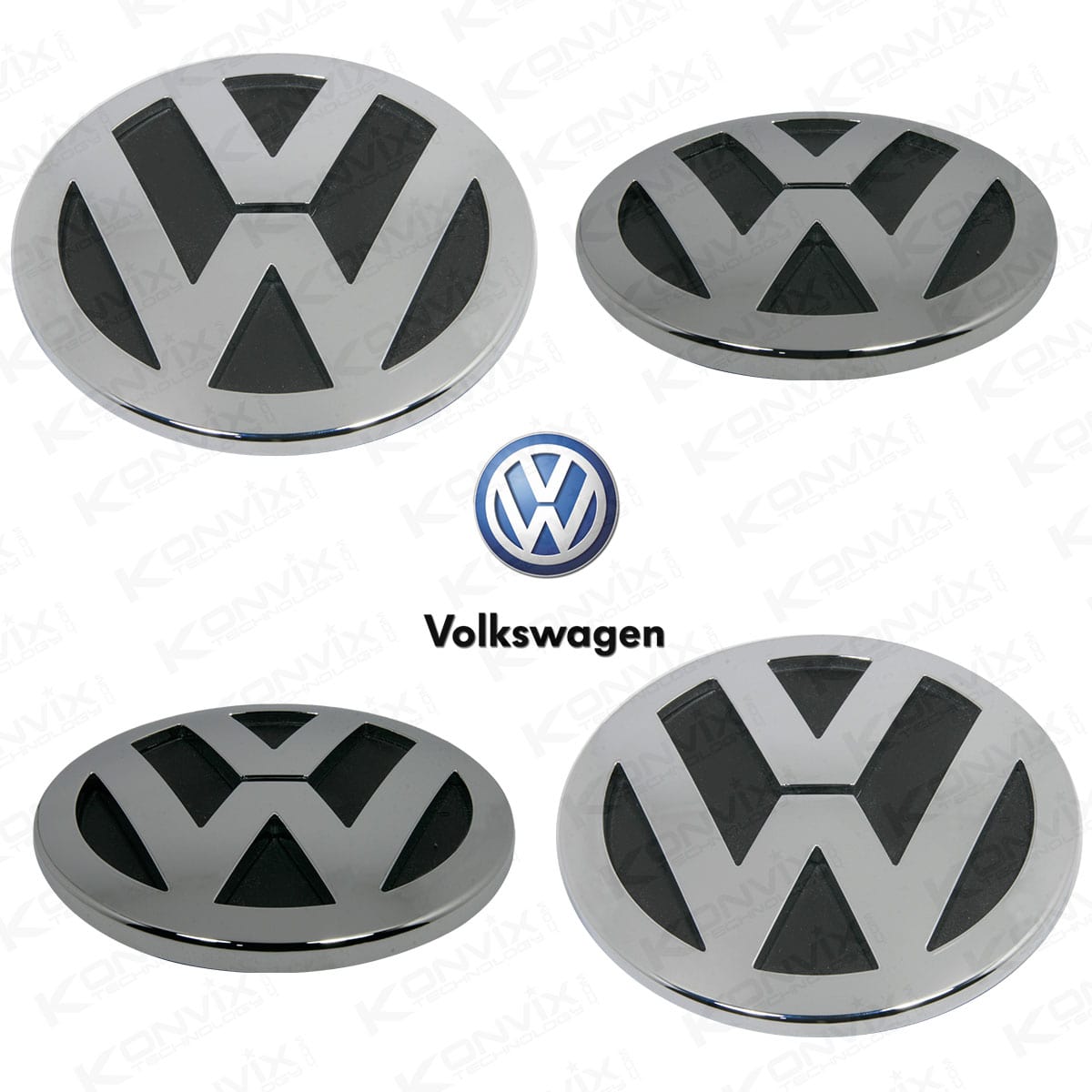 Emblème avant de VOLKSWAGEN TIGUAN 120 mm
Chrome