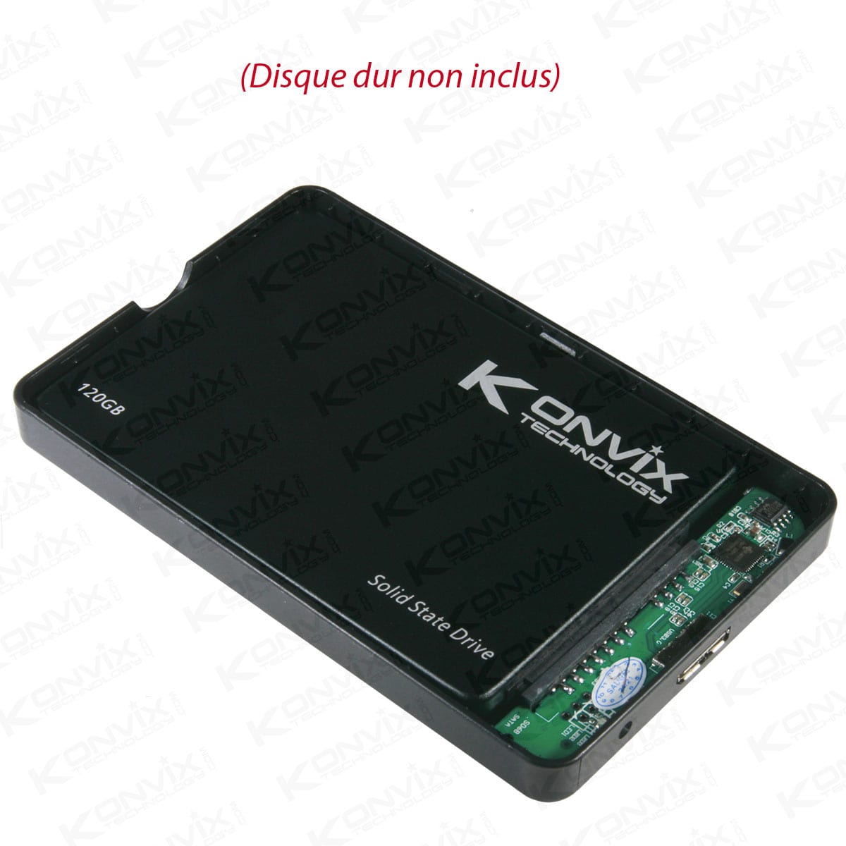 Boitier extérieur USB III pour SSD, Disque dur SATA 2.5 vide