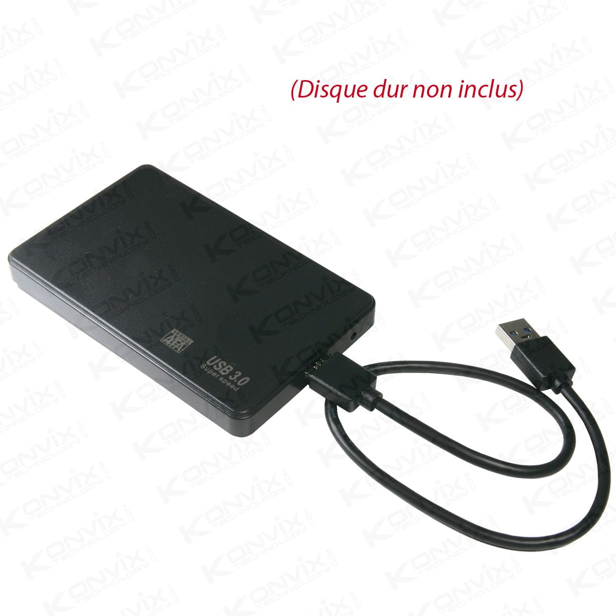Boitier extérieur USB III pour SSD, Disque dur SATA 2.5 vide